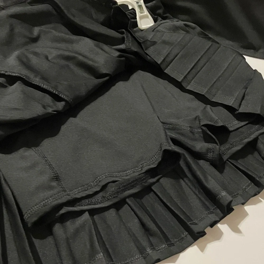 90 Degree By Reflex Black Polo and Skort Set Athletic Girls‎ Size 12